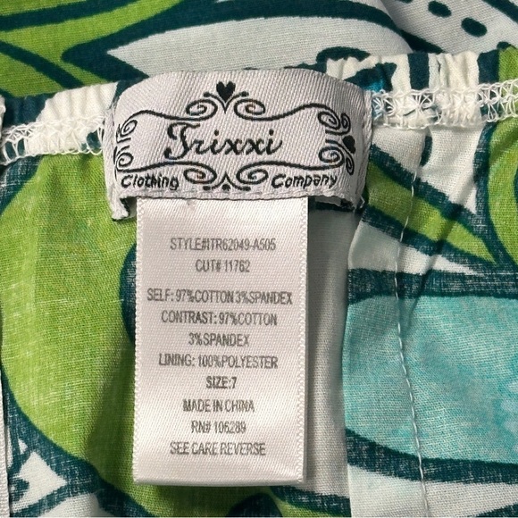 Trixxi Floral Halter Sundress Retro Flowers Party Resort Travel Y2K,  Belt,  7 - Picture 2 of 9